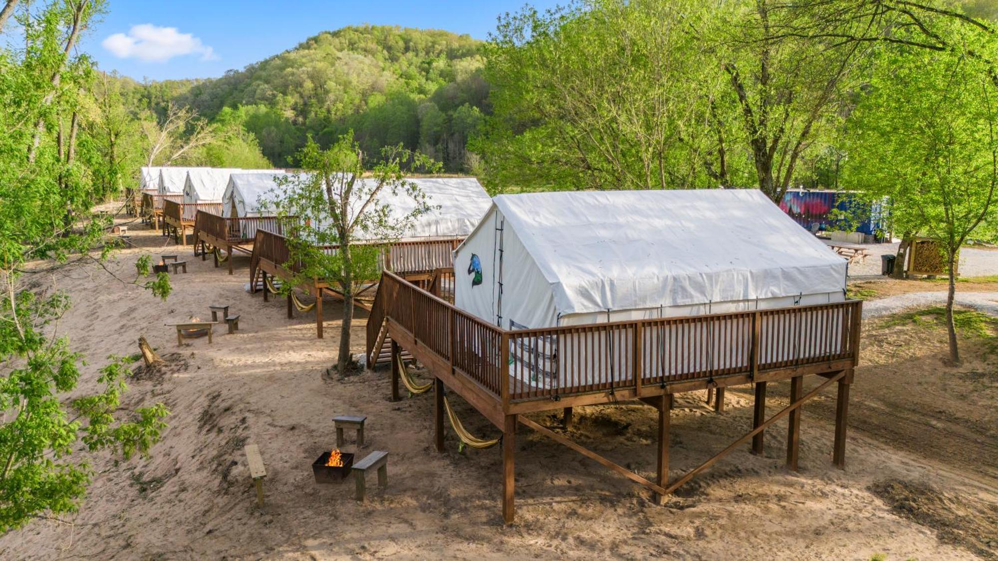 River Front Hallowed Horse Glamp Tent 2 *