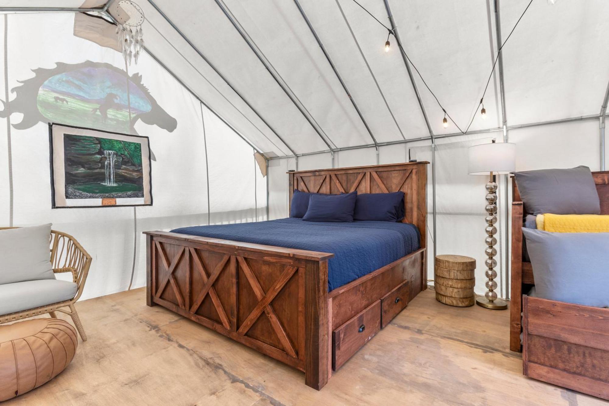 River Front Hallowed Horse Glamp Tent 2 Stanton